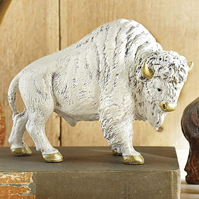 Sacred White Buffalo Sculpture