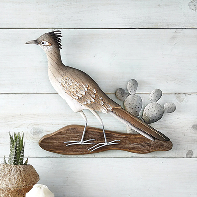 Roadrunner Wood Wall Hanging