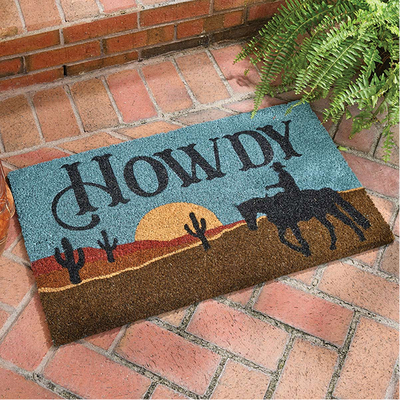 Howdy Horizon Coir Mat
