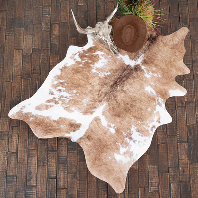 Light Brindle Cowhide Rug Collection