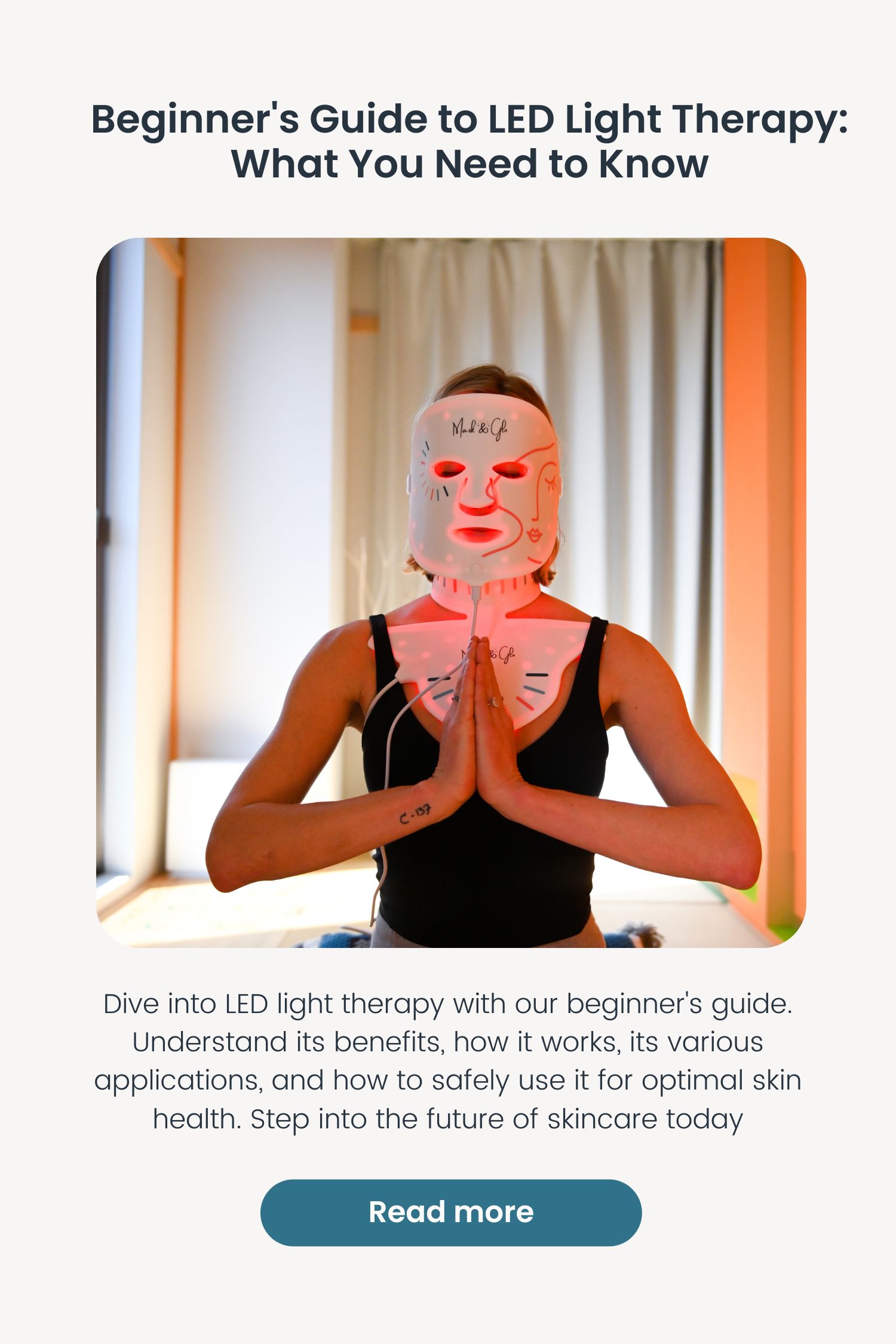 Beginner's Guide What You Need to Know about Light Therapy Led Esthetics