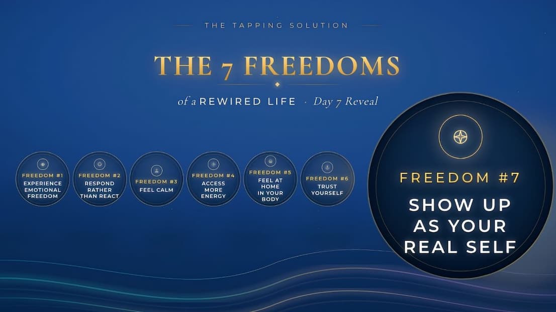 Freedom #7 – The freedom to show up as your real self