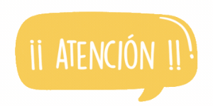 ¡ATENCIÓN!