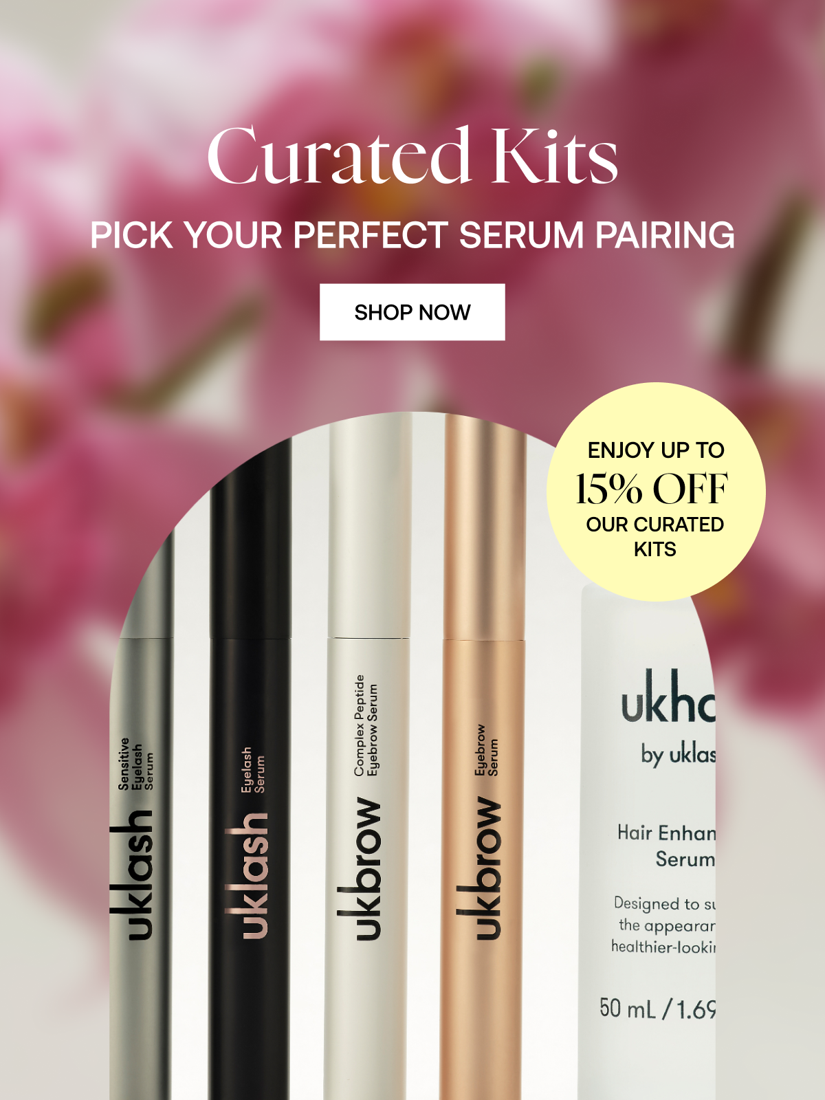 Enjoy up to 15% off curated kits 