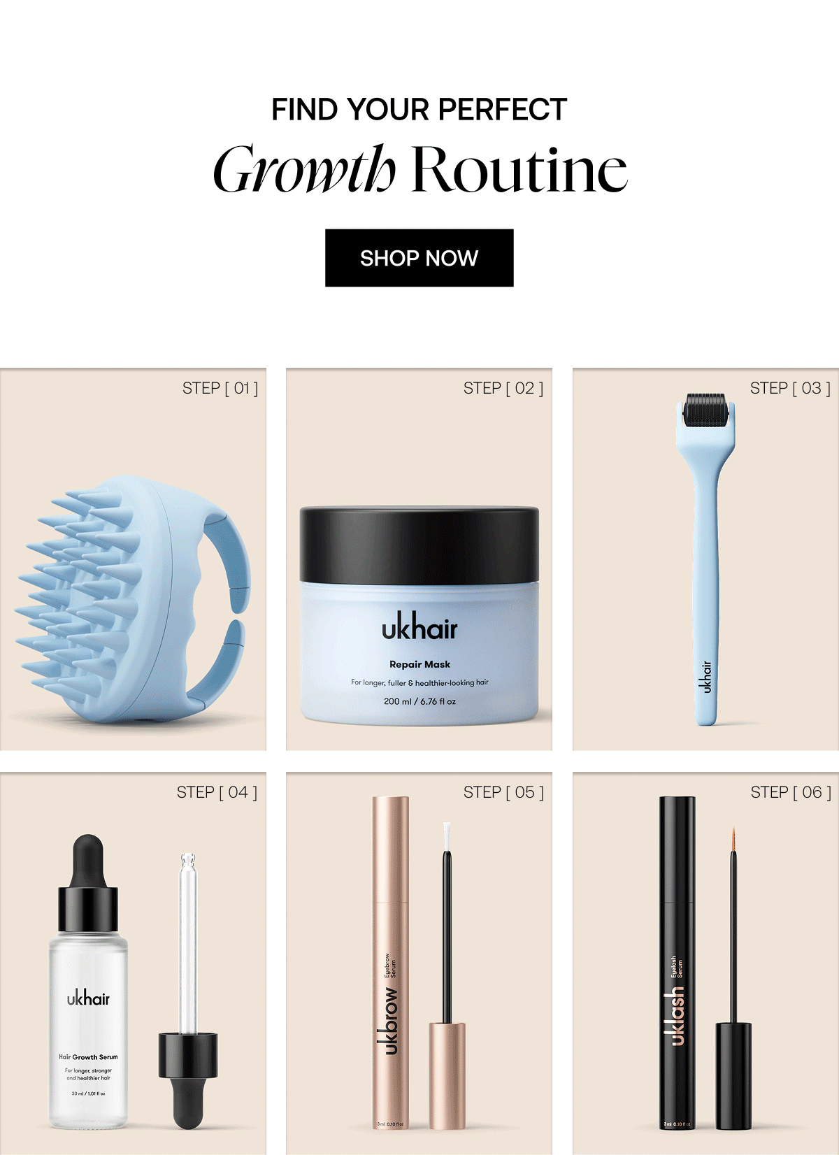 Find your perfect growth routine 