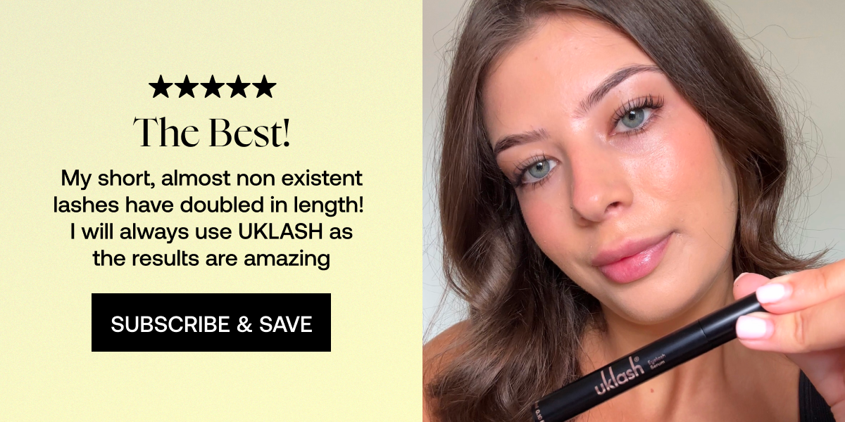 My short, almost non existent lashes have doubled in length!  I will always use UKLASH as the results are amazing