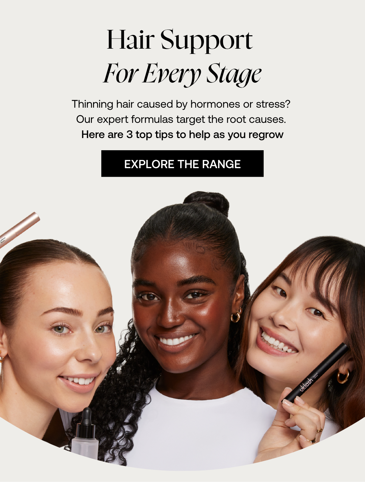 Hair Support For Every Stage