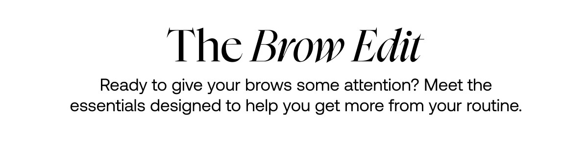 The brow edit 
