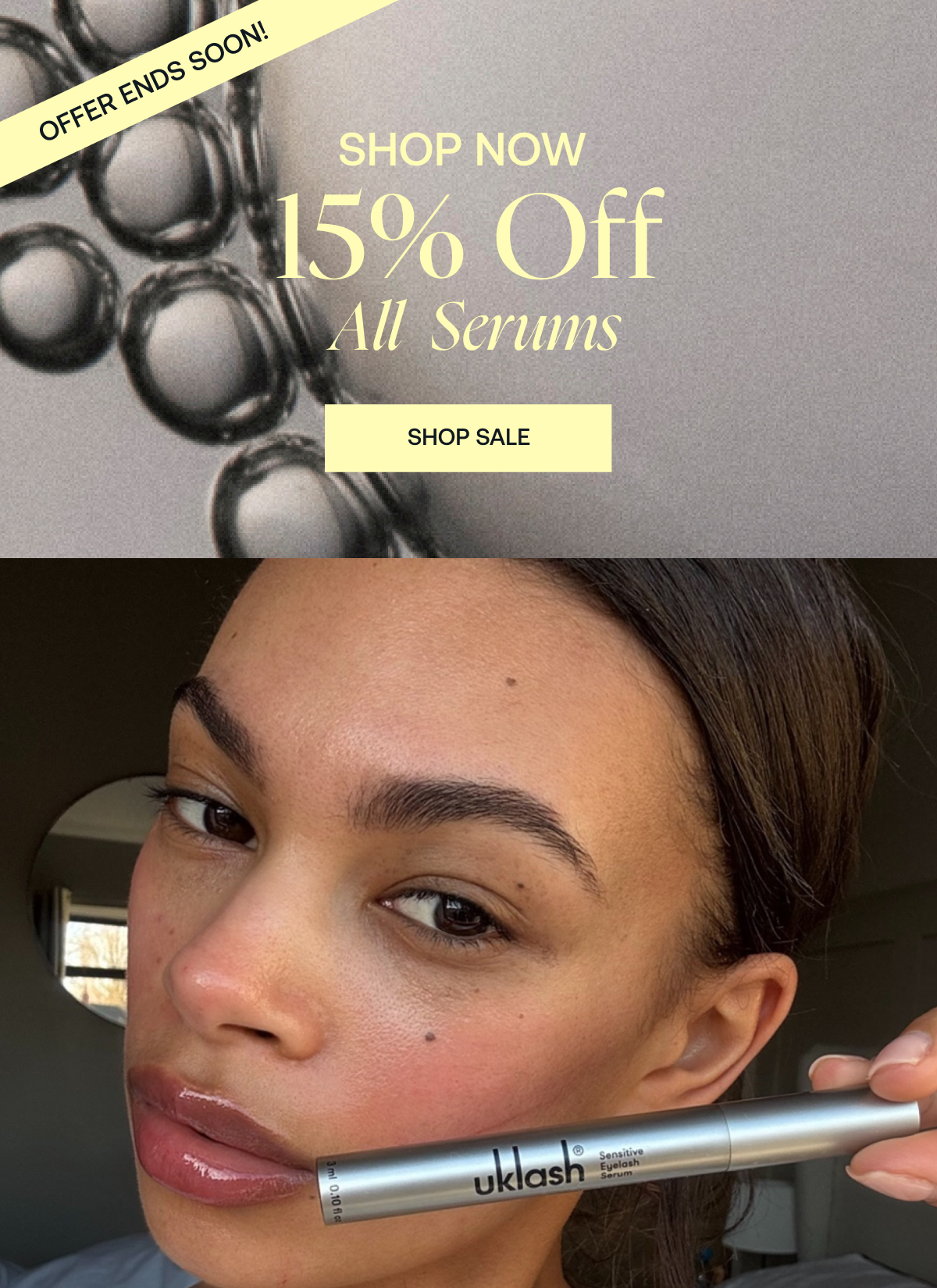 15% off super serums 