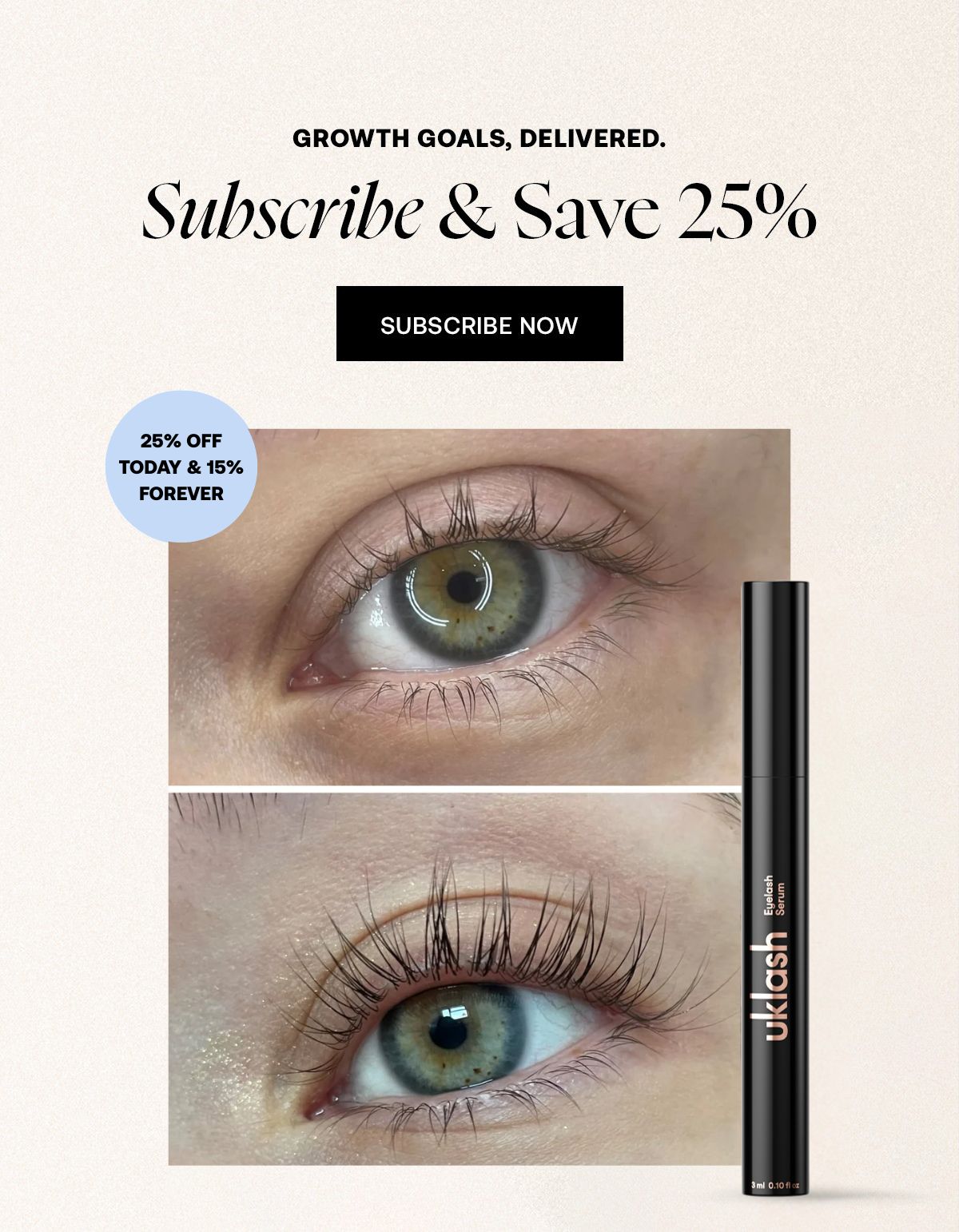 Growth Goals, Delivered. Subscribe & Save 25%