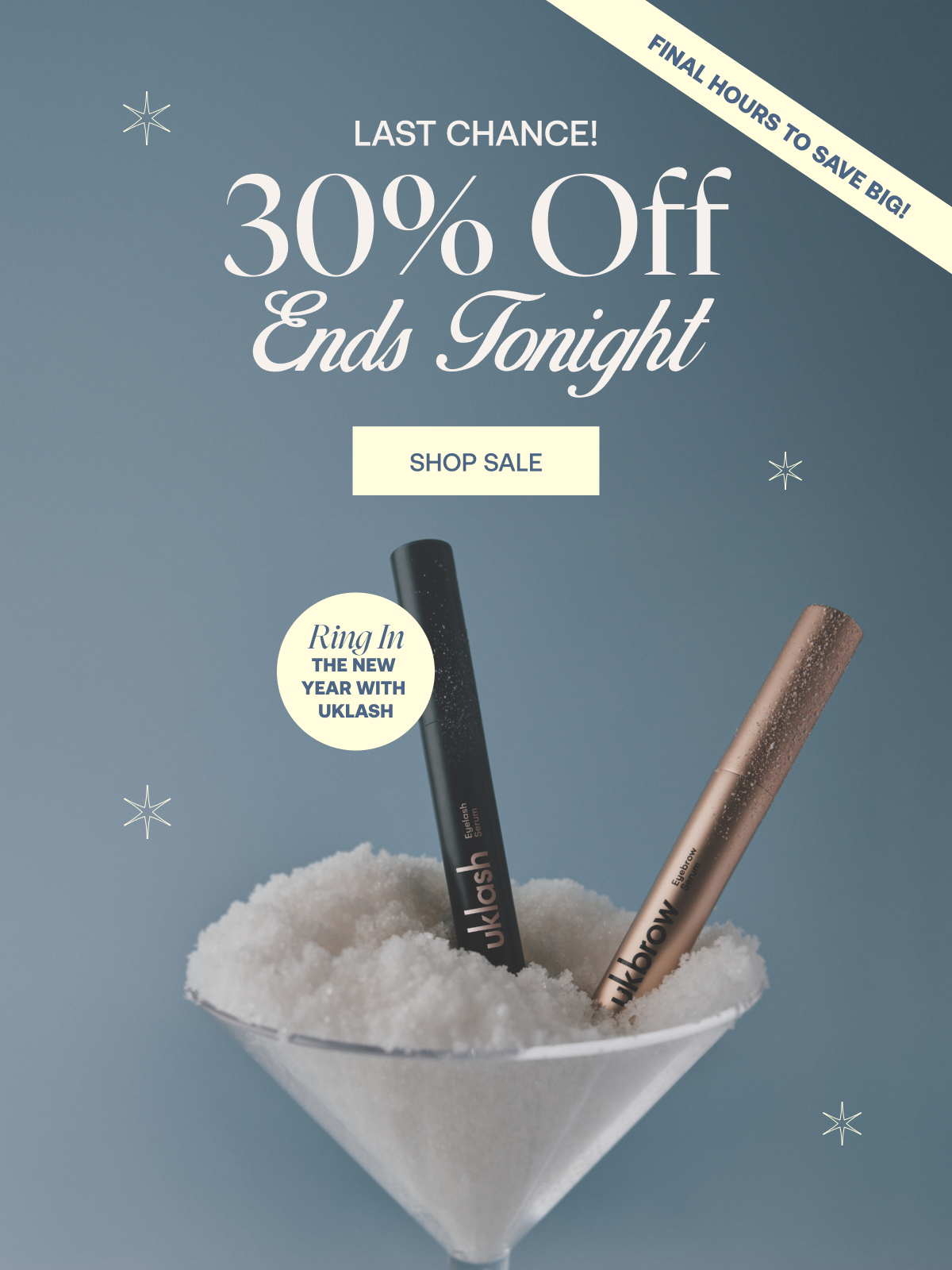 Last Chance To Treat Yourself This Year! 30% Off
