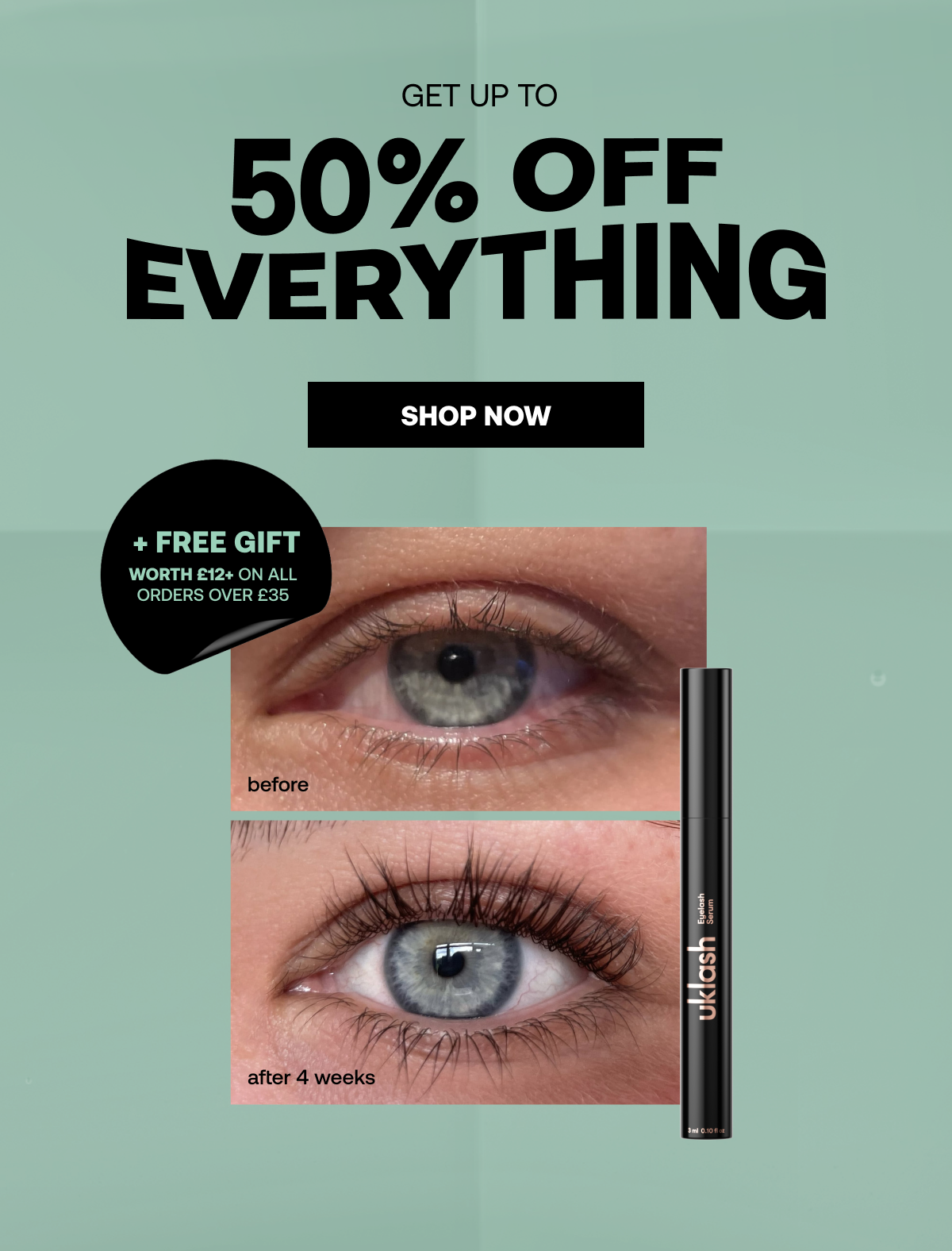 Up to 50% off + 20% off forever subscribe & save