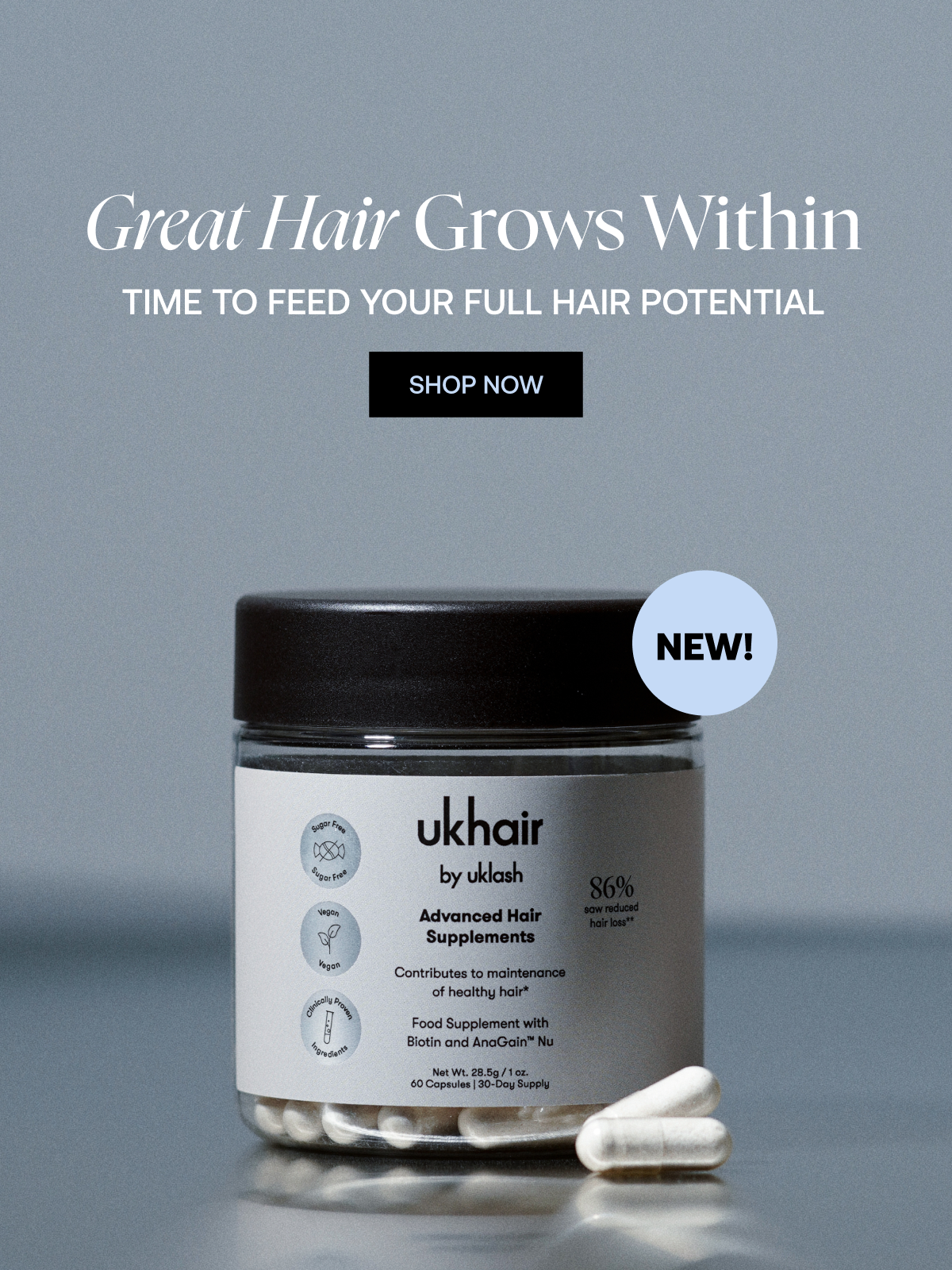 Great hair grows from within 