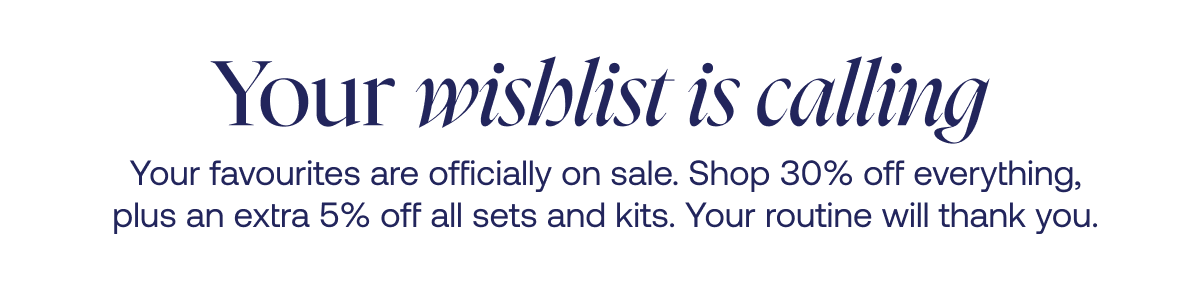 Your wishlist is calling 