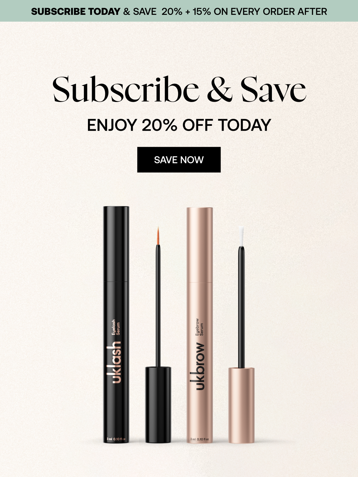 Subscribe and Save enjoy 20% off 