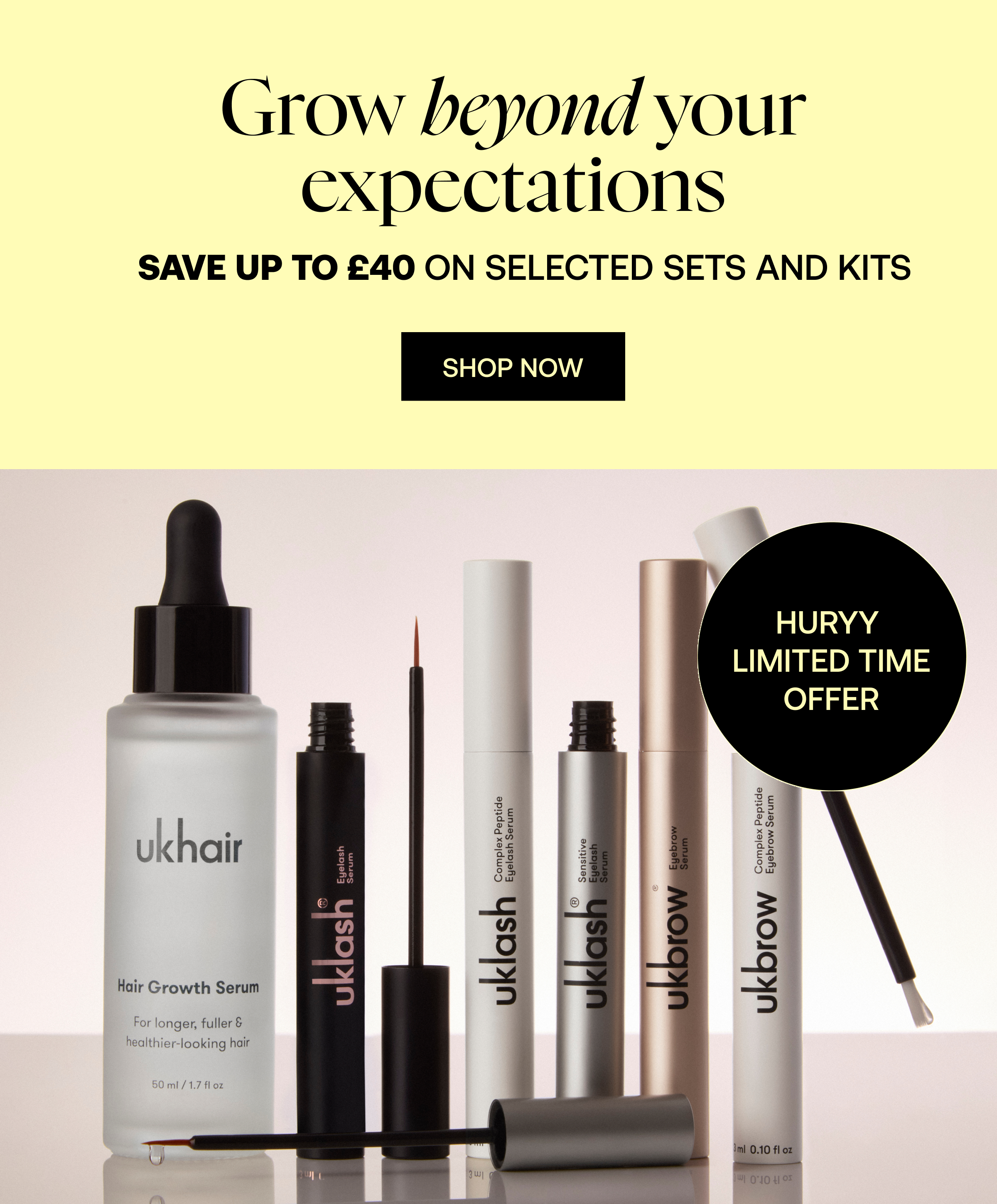 Save up to £40 on selected sets and kits 