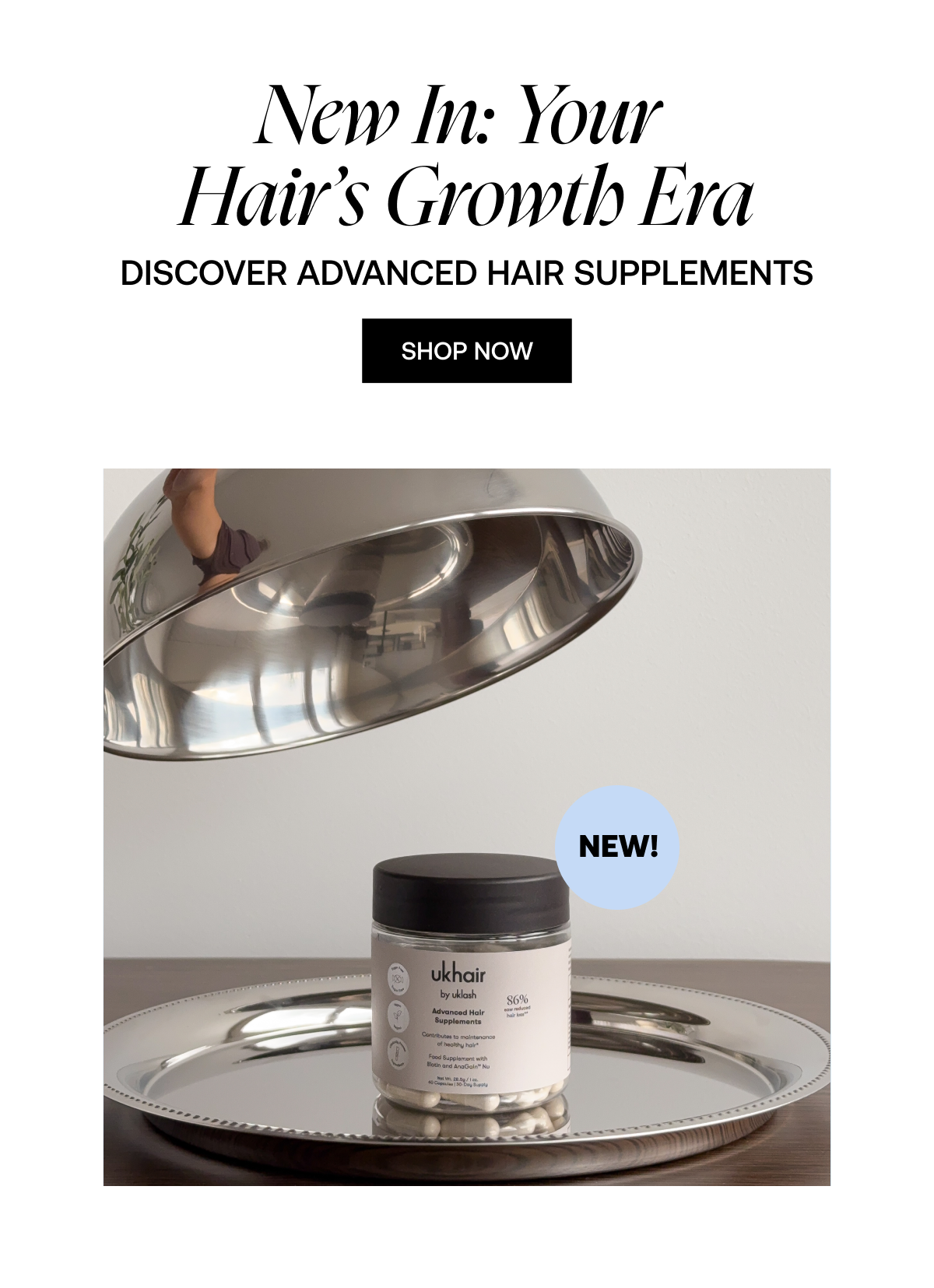 New In: Advanced Hair Supplements 