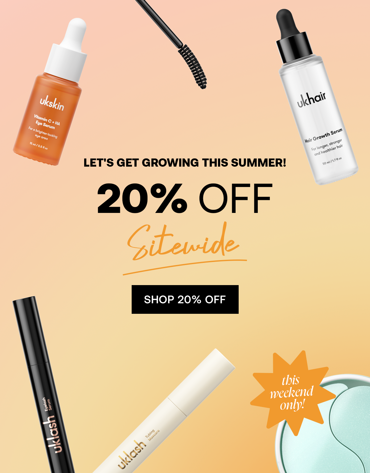 Let's Get Growing This Summer!  20% off Sitewide! ONE WEEKEND ONLY