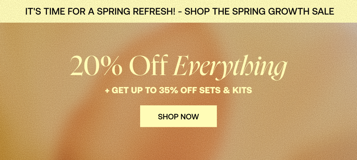 Up to 35% off everything 
