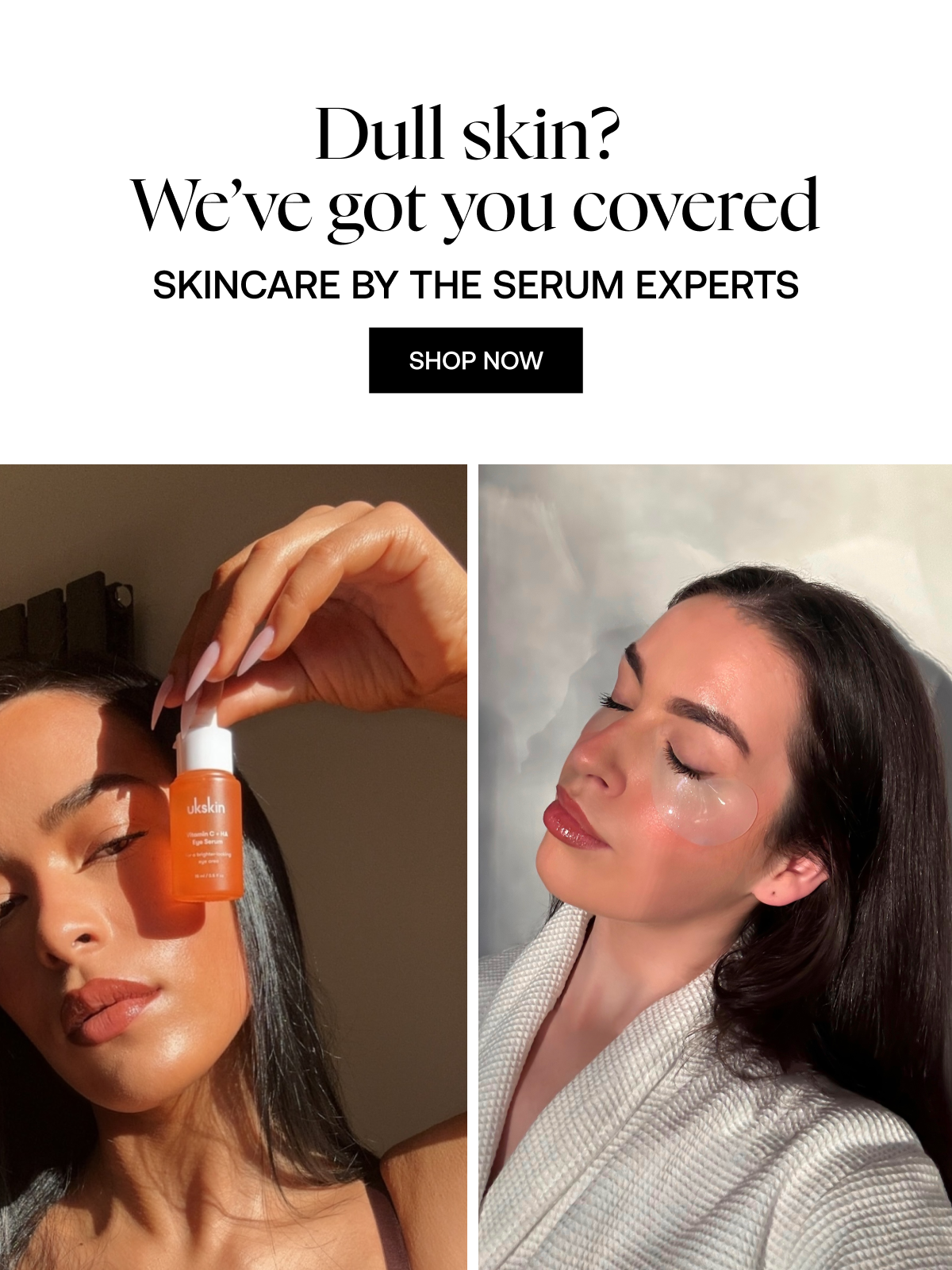 ADVANVED SKINCARE. UKLASH SCIENCE.  UKSKIN  Skincare by the Serum Experts