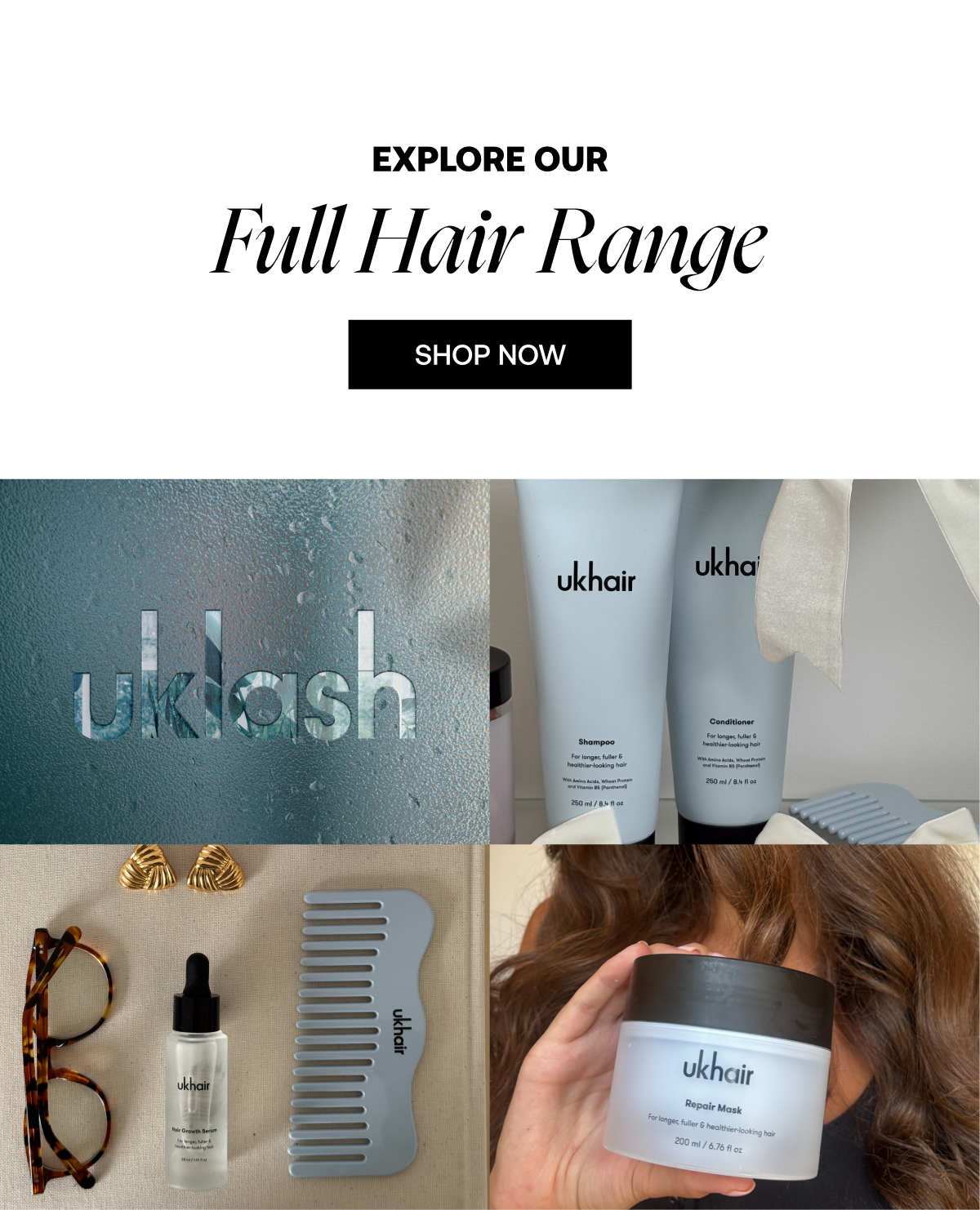 Shop the full hair range 
