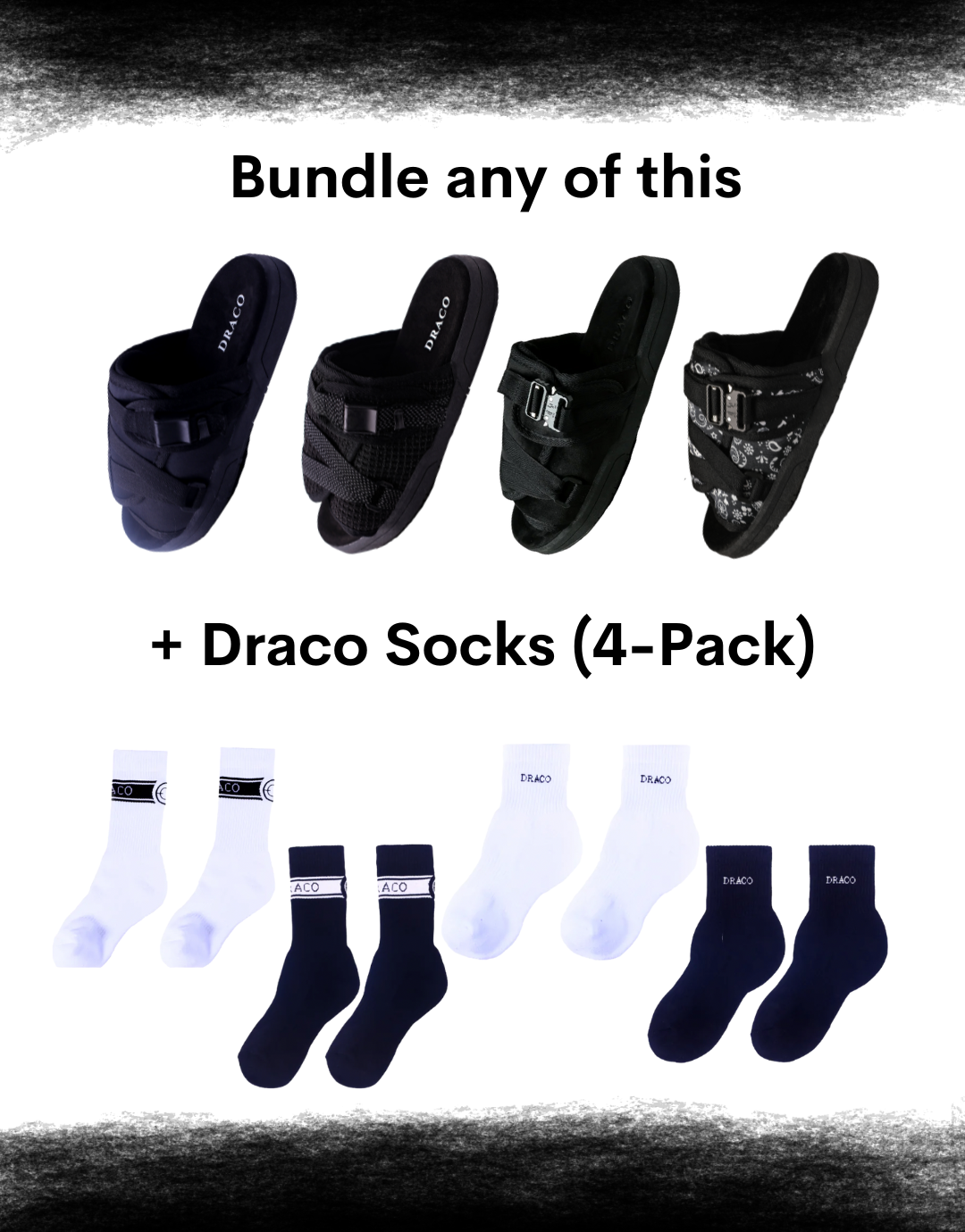 Black Out Your Look 🖤 Draco Slides