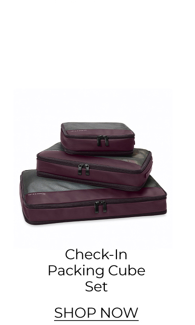 Shop the Check-In Compression Packing Cube Set in Plum
