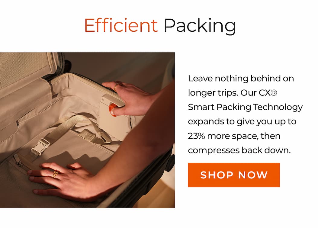 Efficient packing with CX® Smart Packing Technology