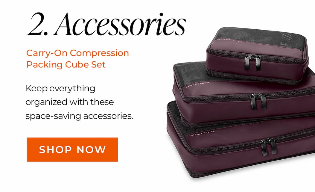 2. Accessories - Keep everything organized with these space-saving accessories