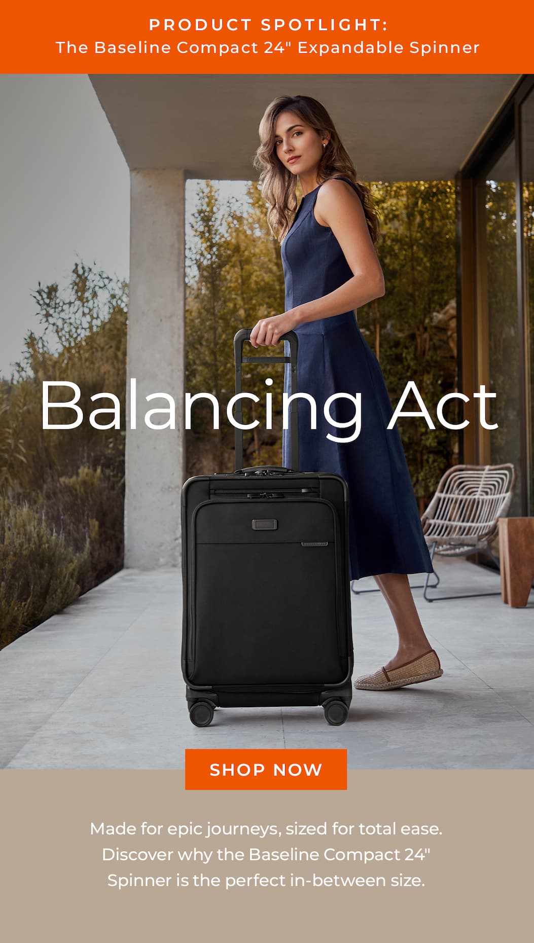 Product Spotlight: The Baseline Compact 24" Expandable Spinner