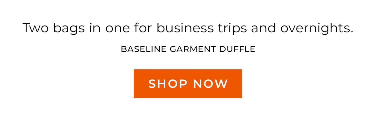 Shop the Baseline Garment Duffle