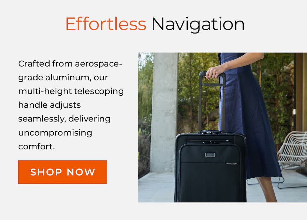 Effortless navigation with a multi-height telescoping handle