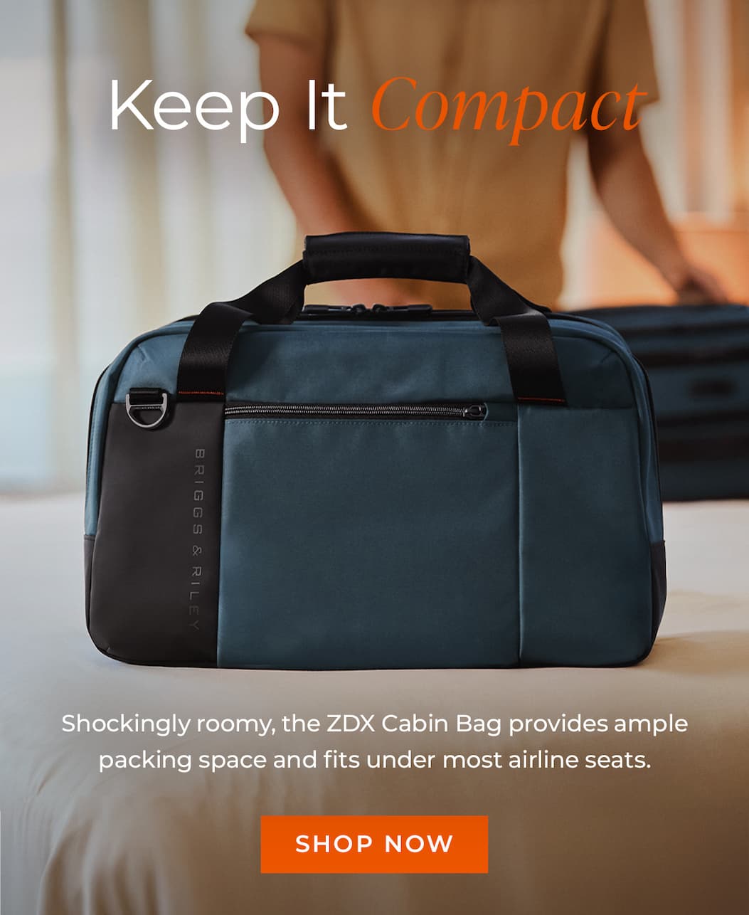 Keep it compact with the ZDX Cabin Bag