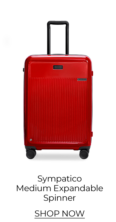Shop the Sympatico Medium Expandable Spinner in Glossy Ruby
