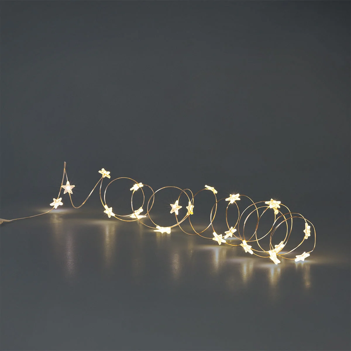 String lights with stars - 220 cm