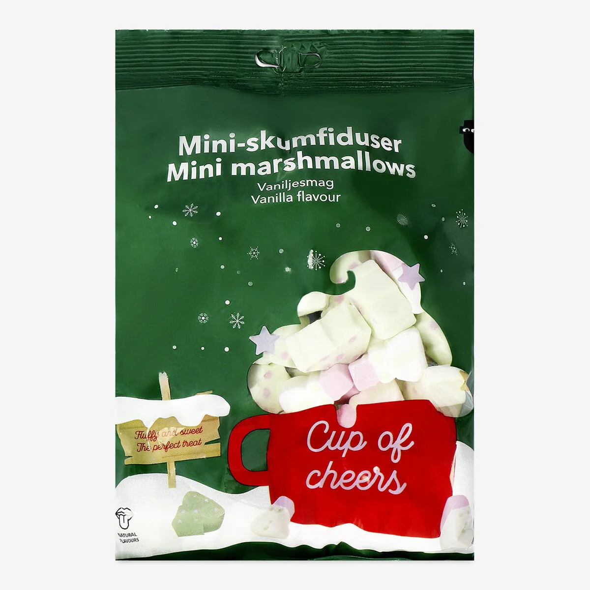 Snowmen and Christmas tree marshmallows - Vanilla flavour