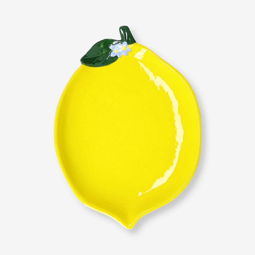 Lemon serving plate - 14 cm