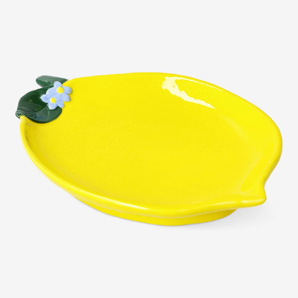 Lemon serving plate - 14 cm