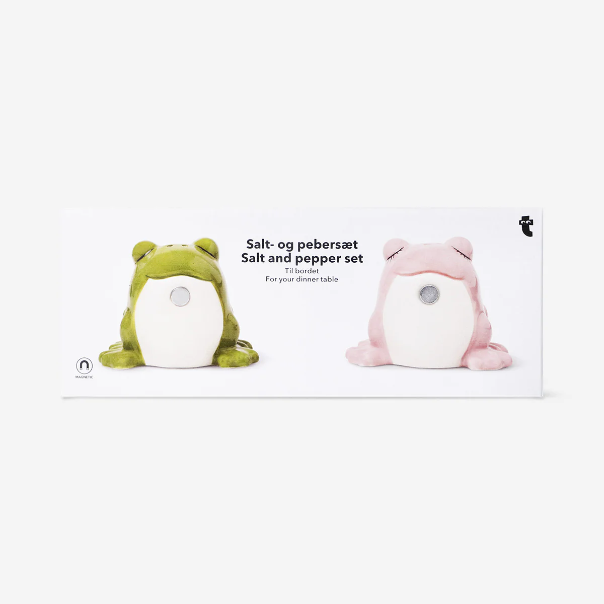 Kissing frogs salt and pepper set - 2 pcs