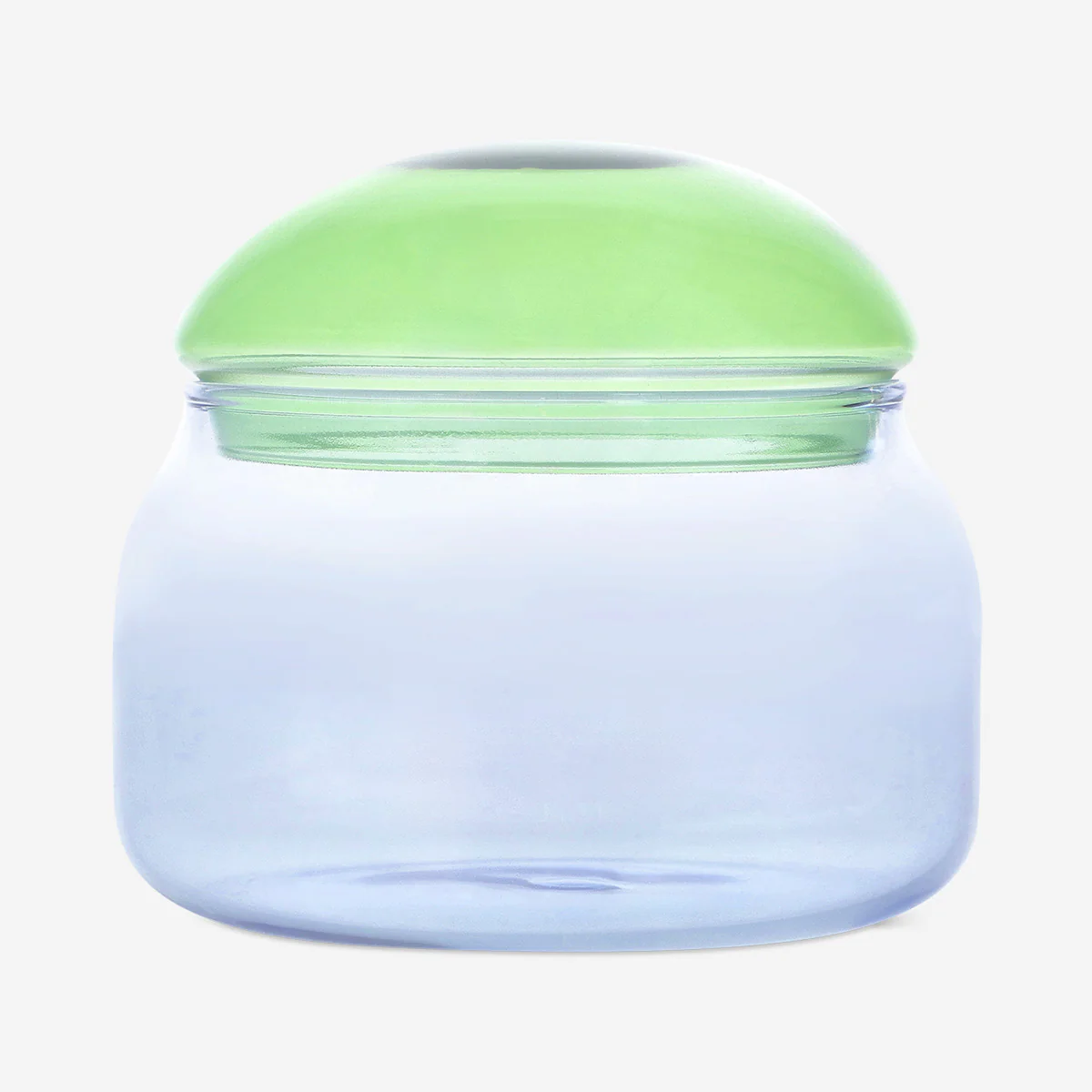 Blue mushroom storage jar - 10 cm