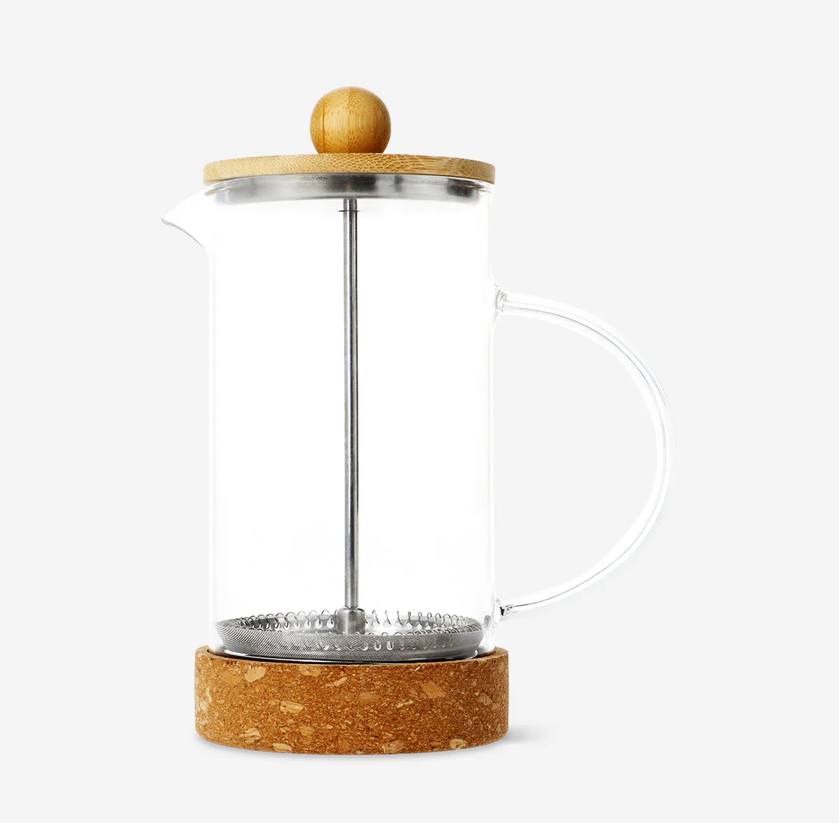 Bamboo press pot for coffee and tea - 500 ml