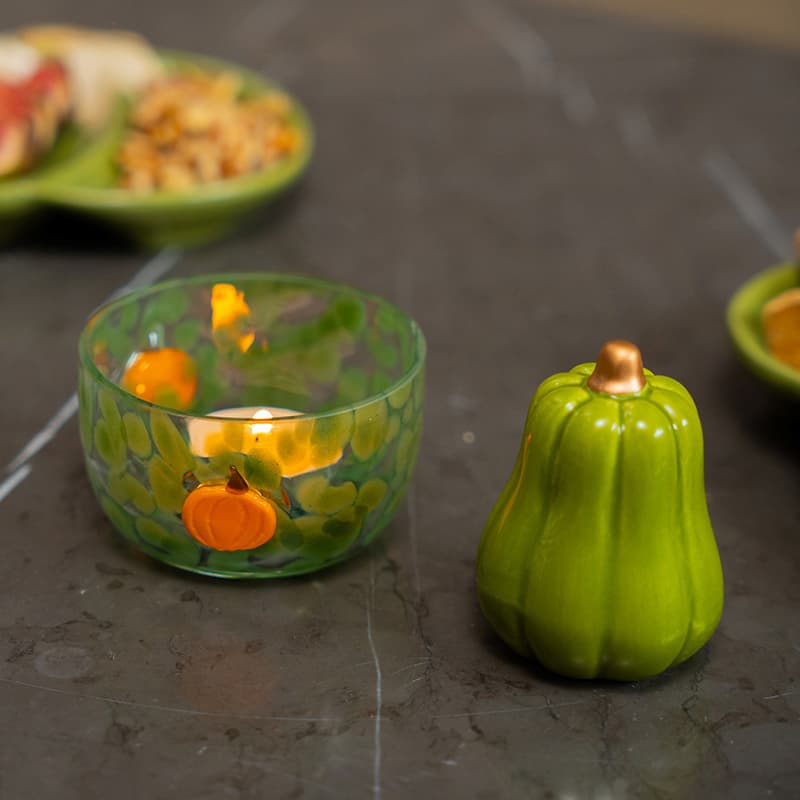 Pumpkins and candles