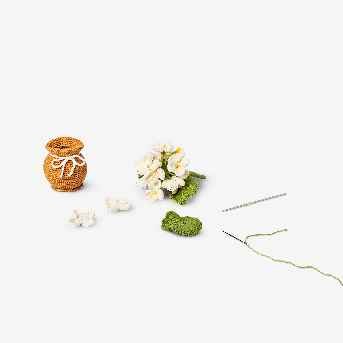DIY crochet hydrangeas kit