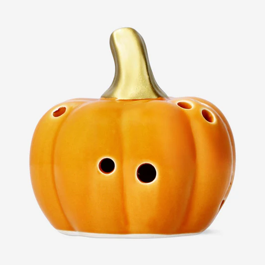 Luminous LED ceramic pumpkin