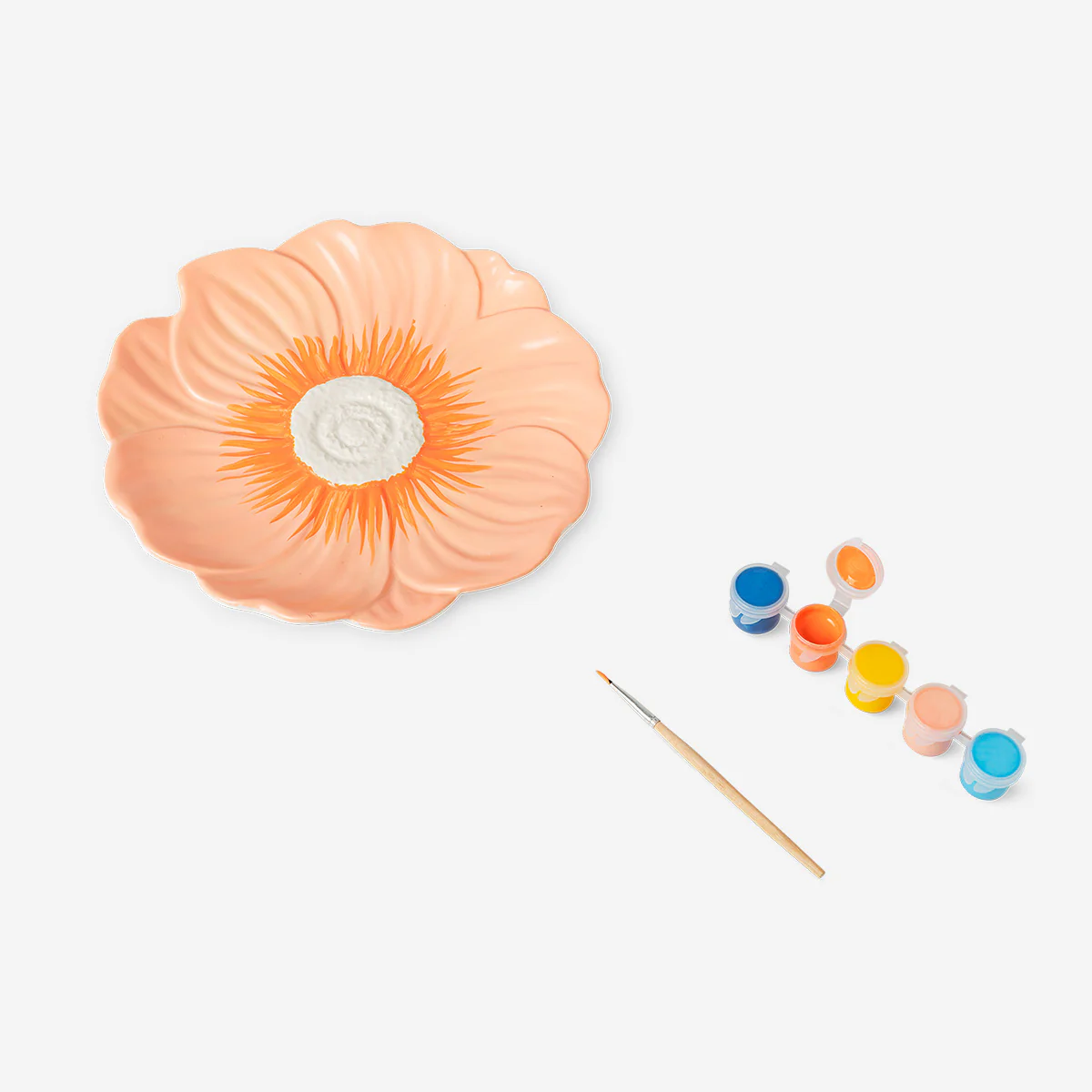 DIY decorative flower plate