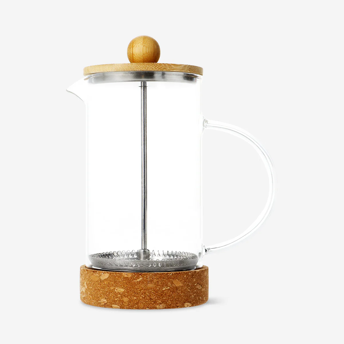 Bamboo press pot for coffee and tea - 500 ml