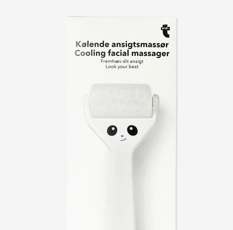 Panda cooling facial massager