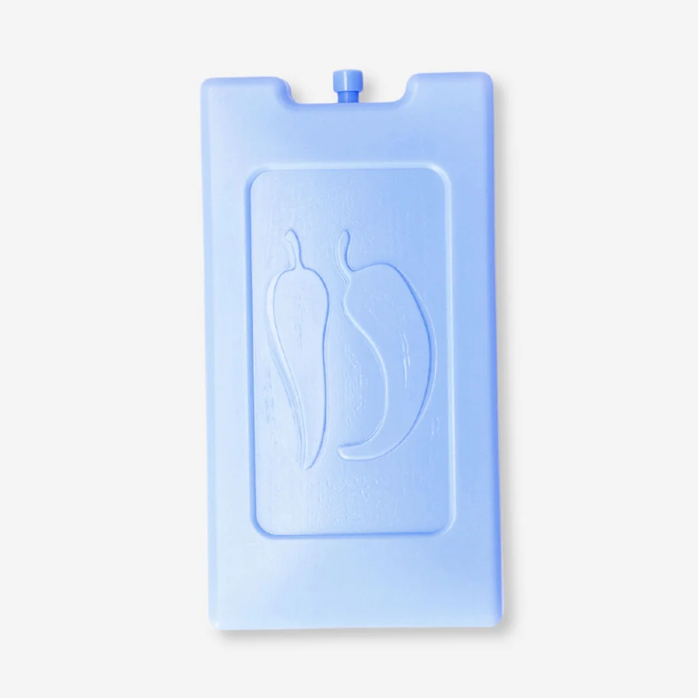 Blue ice block