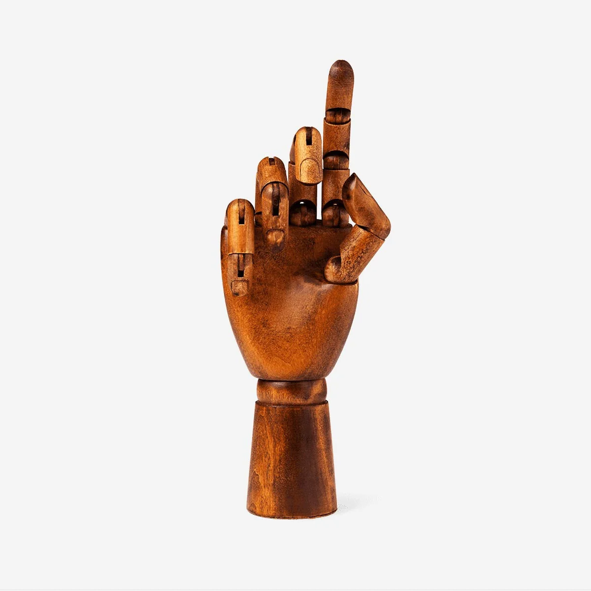 Wooden manikin hand