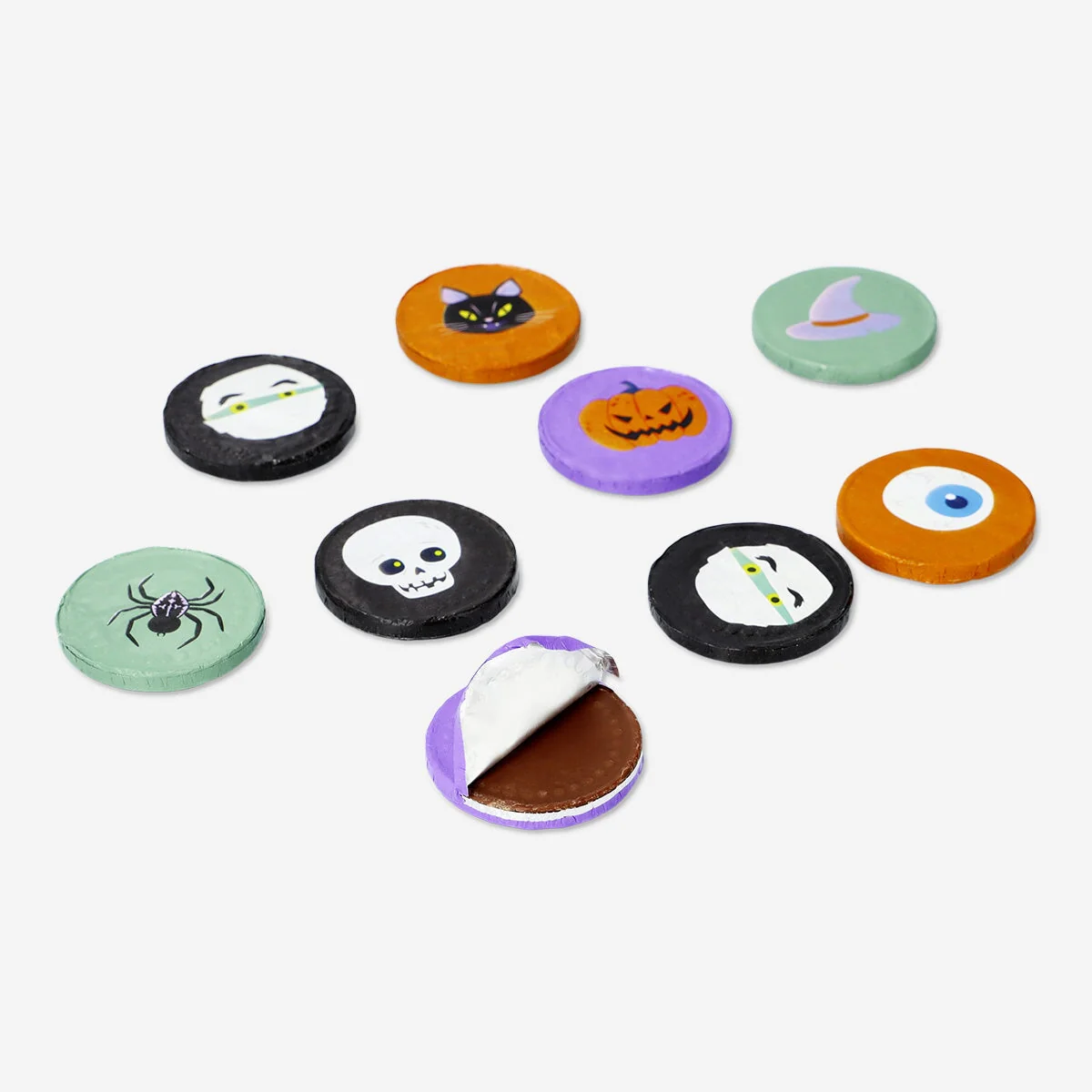 Halloween chocolate coins
